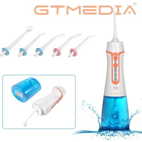 Brand New 3 Modes Portable Oral Irrigator USB Rechargeable Waterproof Floss Dental Water Flosser 300ml Water Tank Teeth Cleaner
