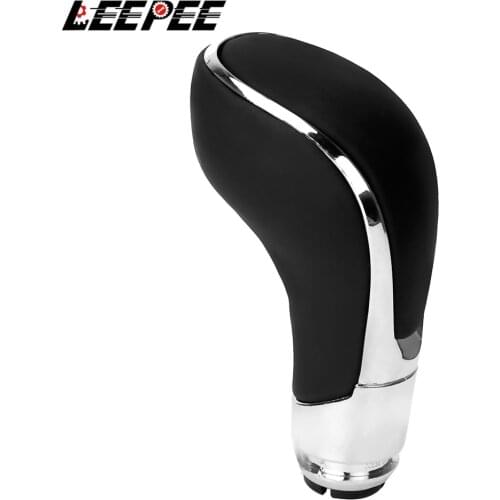 LEEPEE Universal Leather Automatic Gear Car-styling Gear Shift Knob for Opel Vectra Auto Transmission Gearstick Shifter