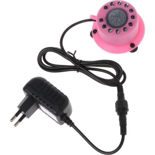 Mini Colorful Submersible 12 LED Light Air Curtain Bubbles Aquarium Accessories