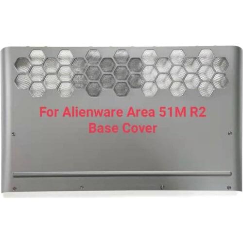 New original portable access panel cover bottom cover base back shield black Dell Alienware Area 51M R2 DP/N:062RH9