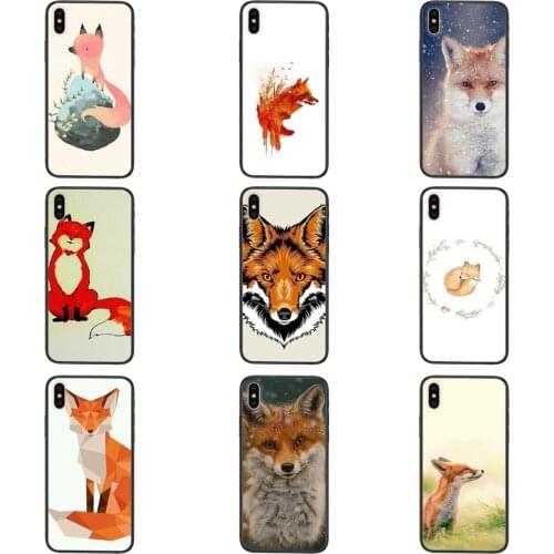 Yeni For Huawei P50 P40 P30 P20 P10 Lite E Plus Pro P Smart Z 2019 2020 2021 Cute Red Fox Soft Mobile Phone Cover