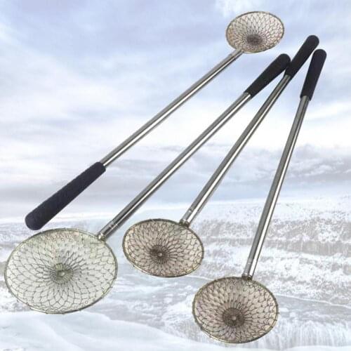 Wholesale Winter 51cm Stainless Steel Fishing Ice Scoop Skimmer Scooper Rod Tackle Fishing Tool Accessories