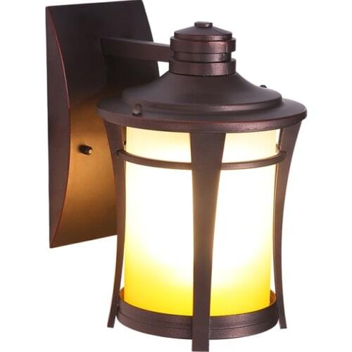 Outdoor waterproof wall lamp modern European style outdoor courtyard garden villa balcony corridor aisle door front wall lamp