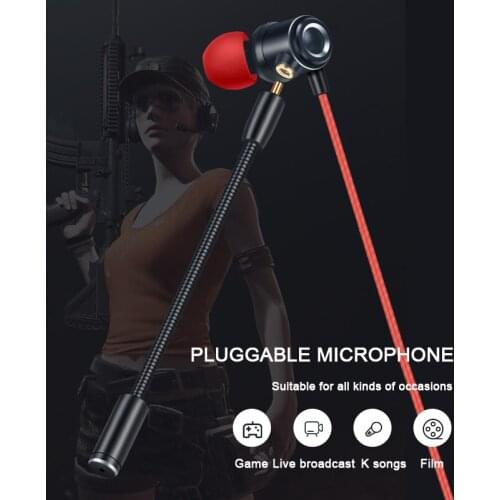 3.5mm Wired Headphones With Bass Earbuds Stereo Earphone Music Sport Gaming Headset With Mic For Xiaomi IPhone 11 Earphones