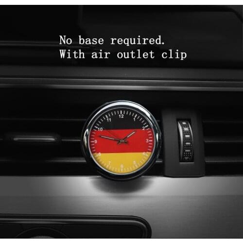 Factory direct sales suitable for Audi A4L Q3 A5 Q7 A7A3 Q5 a6l car clock luminous quartz watch decorative ornaments