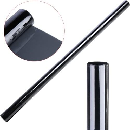 1pc 50x100CM VLT 35% Black Glass Window Tint Shade Film Roll Auto Car House Bedroom Warehouse Bathroom
