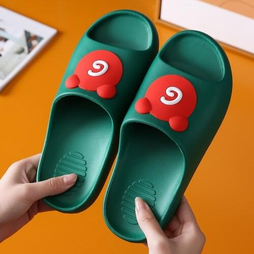 Lovely sandals womens home thick bottom lovers home cartoon bathroom mens EVA home men slippers women shoes men shoes