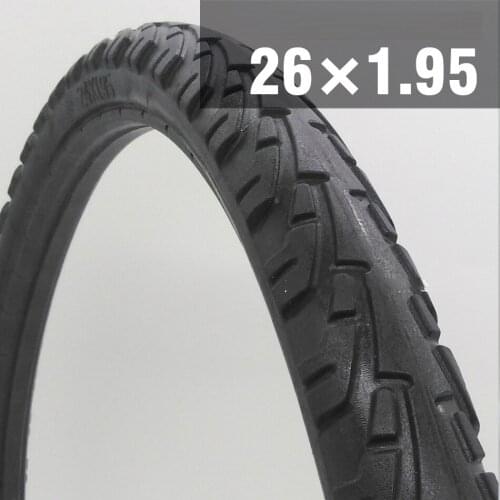 26er MTB Mountain solid Tire 26*1.95 26*2.125 26*1.50 1 Pcs Tire Fixed Inflation Solid Tyre Bicycle Gear Solid for Mountain Bike