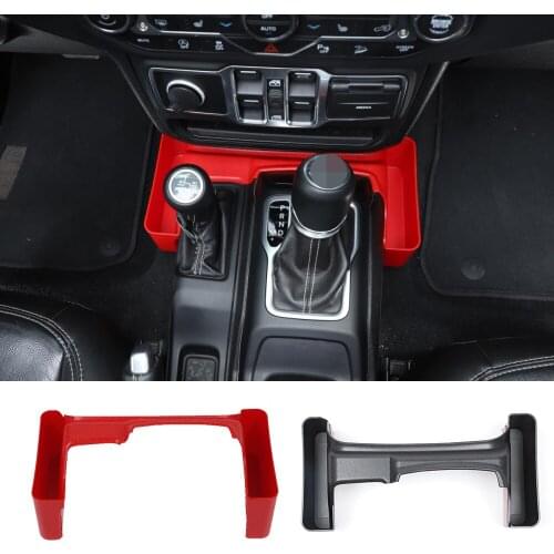 Interior Gear Shift Side Storage Box Organizer Tray Kit For Jeep Wrangler JL JT Gladiator 2018+ Stowing Tidying Car Accessories