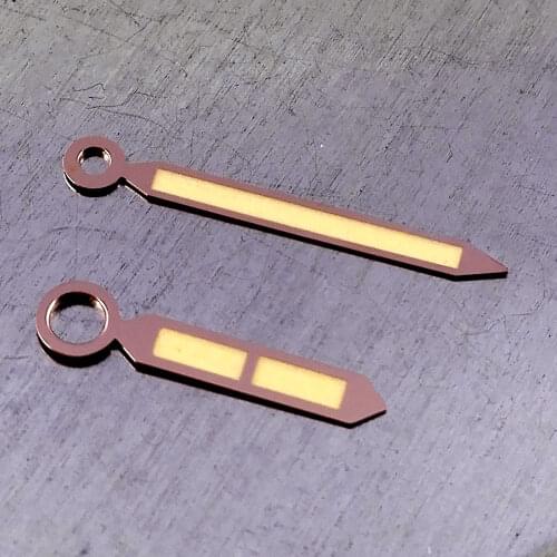 High quality Rose Gold Color watch hands for ETA 6497 6498 ST36 movement watch hands