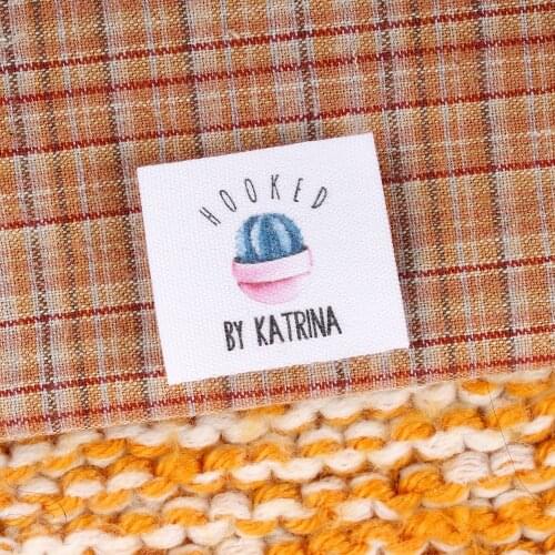 Custom Fabric Labels, Children, Personalized, 100% Cotton, Colorfast, Printed Clothing Tags, Gift Tags (MD2115)