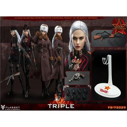 In Stock Full set doll 1/6 Red Alerts Soviet Female Officer Katyusha FS73029 For Fans Collection