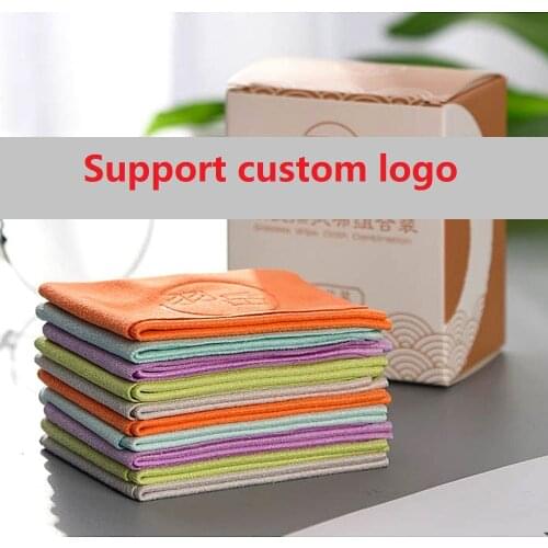 50 pcs Support custom logo Eyeglasses Chamois Glasses Cleaner 150*175mm Microfiber Glasses Cleaning Cloth For Lens Phone Screen