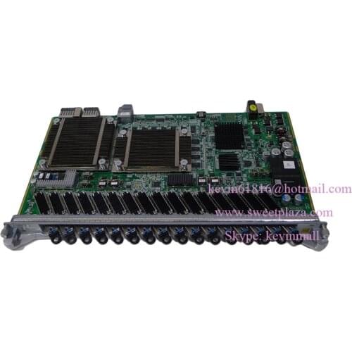ZTE 16 port board GFXH of 10G GPON card with N2 SFP modules for C600 OLT