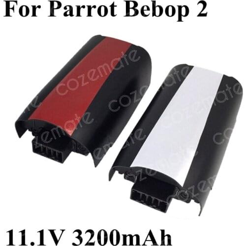 COZEMATE 11.1V 3200mAh Li-po Battery for Parrot Bebop 2 Drone Quadcopter 3S Upgrade Rechargeable Parrot Bebop Drone Battery