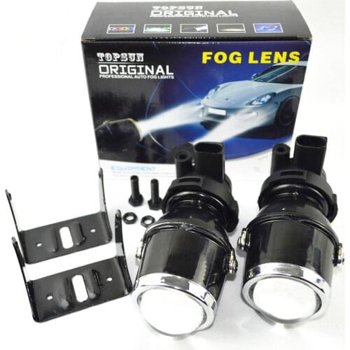 H3 Car fog light projector Lens Kit 35W High Power Fog lights Projector Lenses For Car auto Headlight
