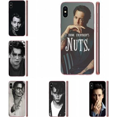 Cover Case For Sony Xperia Z Z1 Z2 Z3 Z4 Z5 compact Mini M2 M4 M5 T3 E3 E5 XA XA1 XZ Premium Johnny Depp Diy Colorful