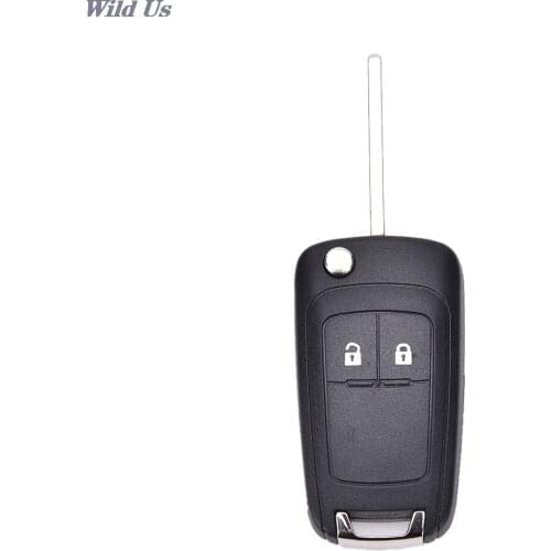 2 Button Flip Remote Key Case Shell for Chevrolet Epica LOVA Spark