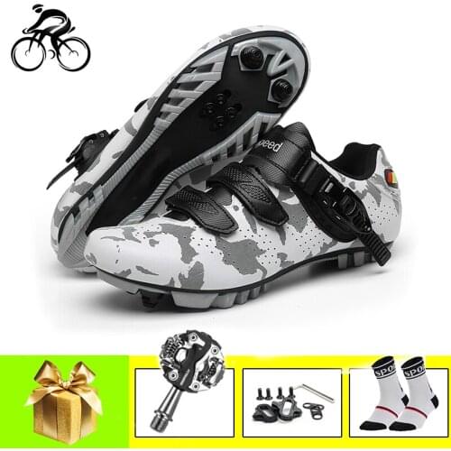 Cycling Shoes Mtb Women Men Mountain Bike Sneakers Self-locking Breathable Sapatilha Ciclismo Mtb Riding Bicycle Sport Shoes