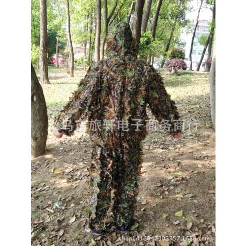Leaves Camouflage Phyllodes Camouflage Auspicious Camouflage 3D Forest Hunting Outfit Woods Camouflage