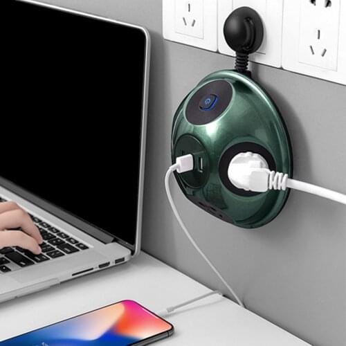 Multifunctional USB Desktop Cartoon Socket Panel Porous Household Plug Strip With Wire Terminal Block