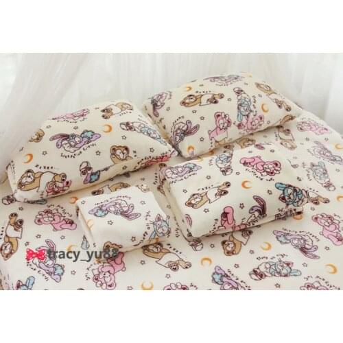 Disney StellaLou Rabbit Duffy Fashion Anime Figures Cartoon Product Cosplay Accessories Blanket Household Pillowslip Gifts New