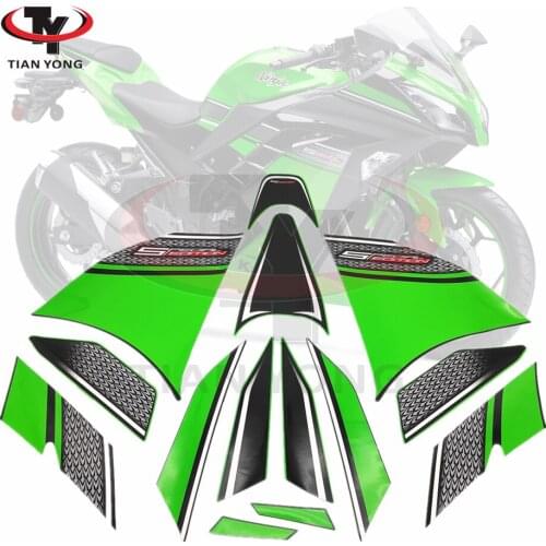 Motorcycle For Kawasaki Fit Ninja 300 Full Kit Protector Racing Sticker 2013 Year High Quality 13-19 Decorative Protector Decal