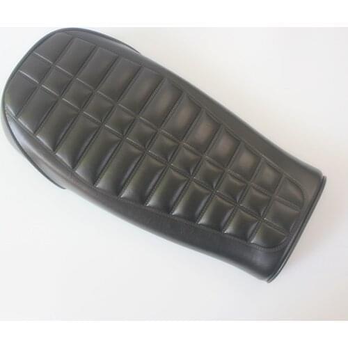 Motorcycle 530mm Black Seat Cafe Racer Seat For Honda Cg125 Motorcycle Vintage Cafe Racer Seat Retro Saddle Cushion Bike