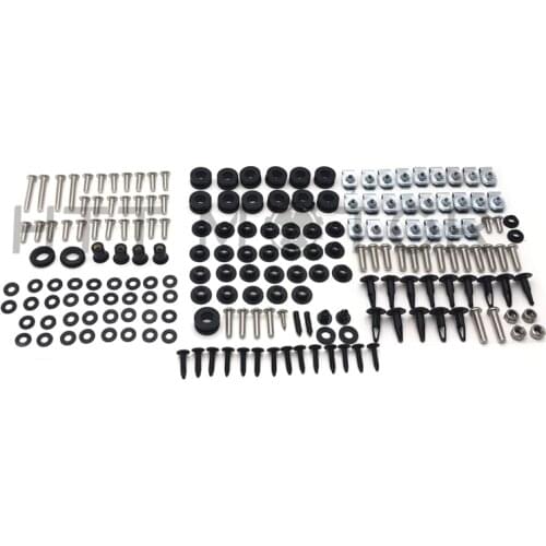 Aftermarket Free Shipping Motorcycle Parts Complete Fairing Bolts Kit For Yamaha YZF R6 2003-2005 03 04 05 Stainless Chromed