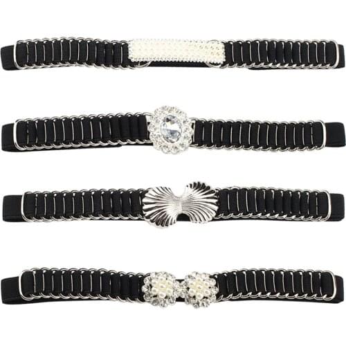 Cummerbunds Waist Belt Simple Skinny Elastic Stretchy Cinch Belt Waist Cinch Belt for Women Girls Waist Slimming Girdle Belt