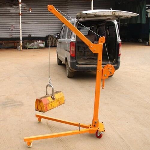Hand mobile Folding small crane mini portable crane small crane lifting tool