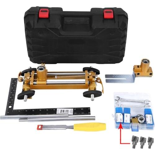 Wooden Door Lock Hole Opener Device Set Wood Door Lockhole Slotting Machine Doorlock Mortising Template Jig Lock Mortiser