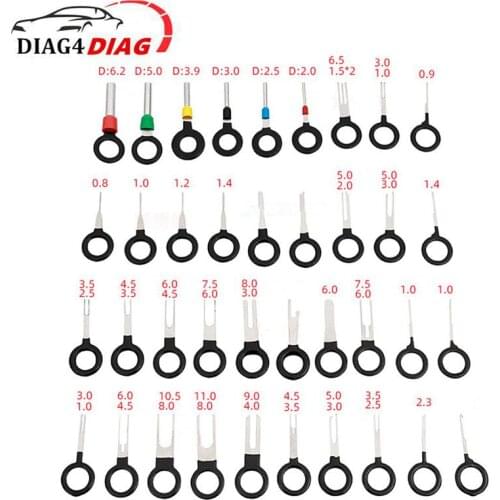 38pcs/lot Needle Retractor Pick Car Terminal Removal Tools for Auto Extractor Kit Repair Hand Remove Ejector Wire Puller Set