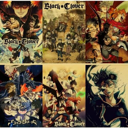 5D Diamond Painting Black Clover Japanese Anime Diamond Embroidery Full Drill Mosaic Picture Cross Stitch Kits Home Decor Gift
