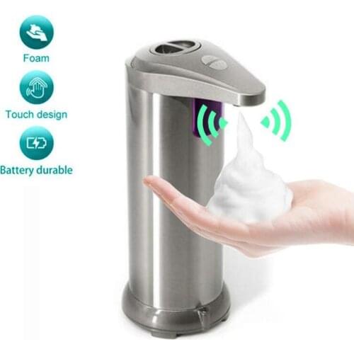 280ml Stainless Steel Kitchen Automatic Soap Dispenser Waterproof Base