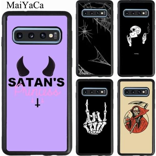 Gothic Witch Satan Case For Samsung Galaxy A21S A20e A31 A51 A71 A40 A50 A70 M31 Note 20 Ultra S20 S9 S10 Plus