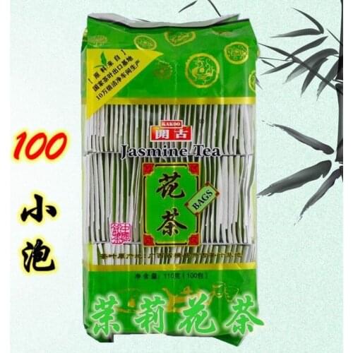 Hot Selling 100 Packs of Jasmine Tea Bags, Clear The Liver and Eyes, Eliminate Fatigue, Good Quality, Free of Freight