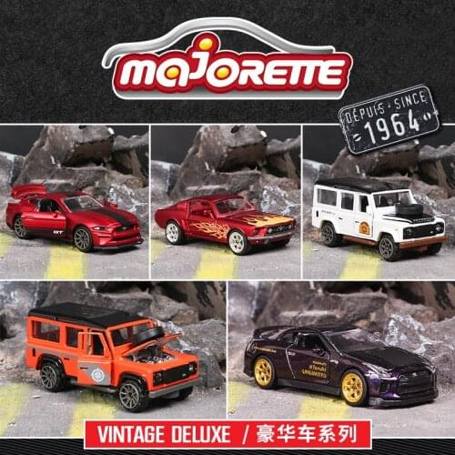 1:64 Alloy Car Model Land Rover Ford Mustang Nissan GT Mustang Fastback Luxury Car Toys