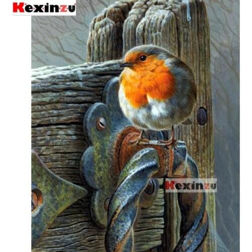 KEXINZU Full Square Round Drill 5D DIY Diamond Painting Animal bird Embroidery Cross Stitch 5D Home Decor Gift K41544