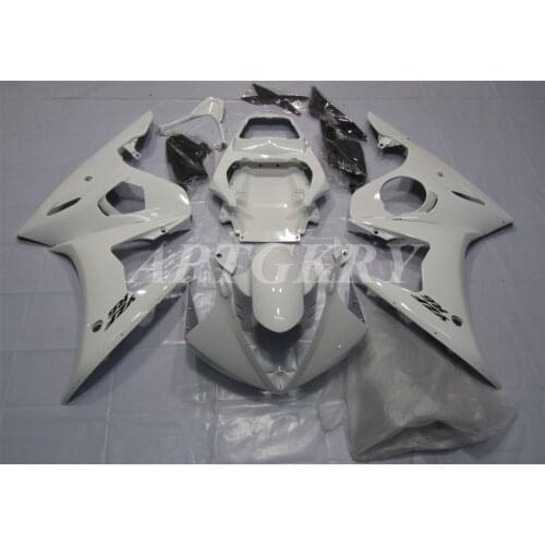 New ABS Plastic Shell Motorcycle Fairing Kits Fit For Yamaha YZF 600 R6 2003 2004 2005 R6 03 04 05 Bodywork set Custom White