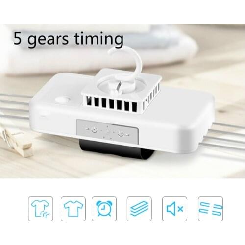 220v 380W Portable Clothes dryer 5 hours timing Waterproof Energy saving Touch panel PTC heating Stainless steel+ABS