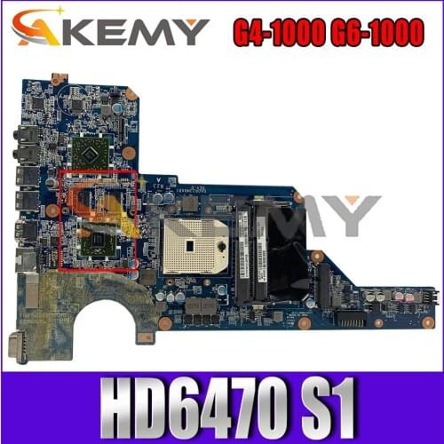 R23 649950-001 For HP Pavillion G4-1000 G6-1000 HD6470 S1 Notebook Mainboard DA0R23MB6D0 216-0809024 Laptop Motherboard