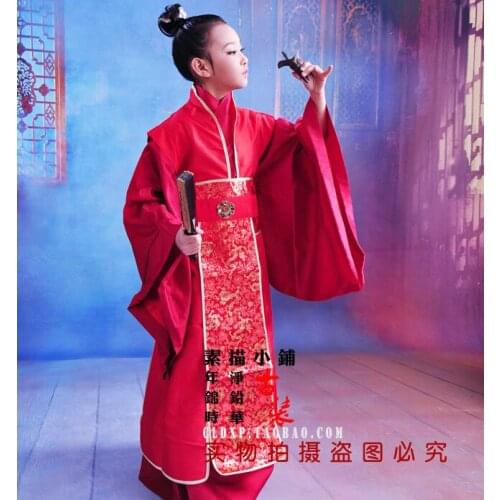Shu Jian Gong Zi Book Sword Scholar Little Boy Costume Many Colors Zhuge Liang Costume