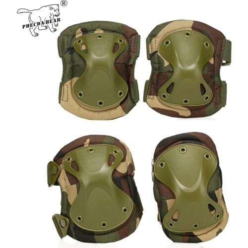 PHECDA TACTICAL GEAR outdoor climbing elbow knee protector cycling knee pads military elbow pads tactical knee protector army