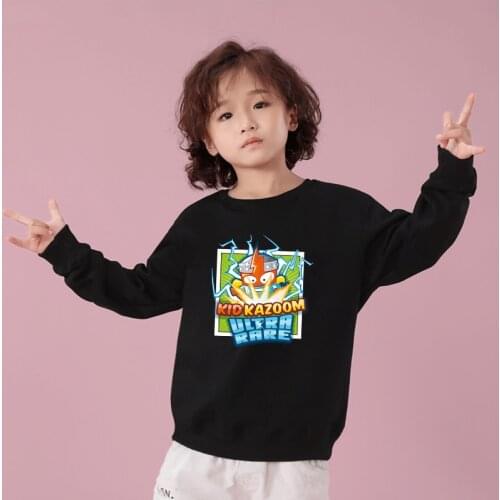 Cute Cartoon Printed Kids Game Super Zings Sweatshirts Toddler Child Hoodie Casual Superzings Sportswear Boys Girls Pullover