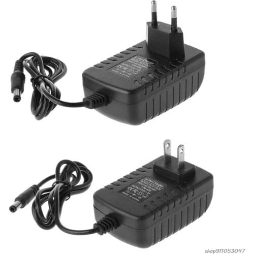 EU/US Plug 12.6V 2A 18650 Lithium Battery Charger DC 5.5MMx2.1MM Portable Charger Constant Current Voltage M25 21 Wholesales