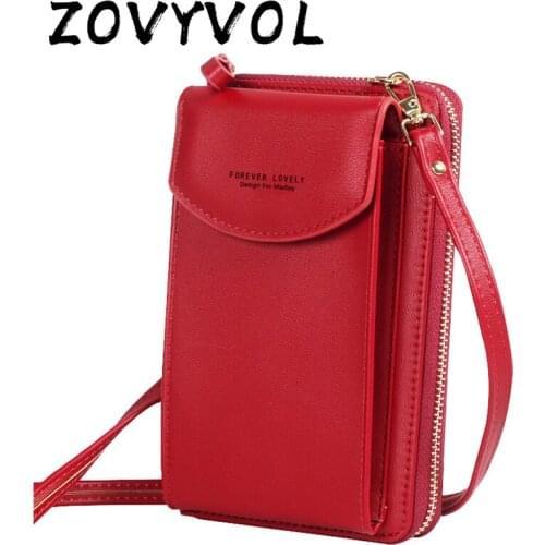 ZOVYVOL Women Mini Bag Phone Pocket Fashion Small Purse Crossbody Tote Multifunctional PU Leather Handbag Female Shoulder Bags