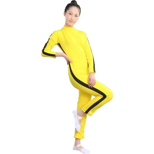 Women Activewear Boys Sport Apparel Kung Fu Uniform for Men Girls Tracksuit Set Sportswear Game of Death Cosplay Costume Kids