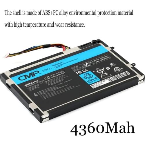 1PC New Laptop Battery Internal For Dell Alienware PT6V8 M11X M14X R1 R2 R3 P18G
