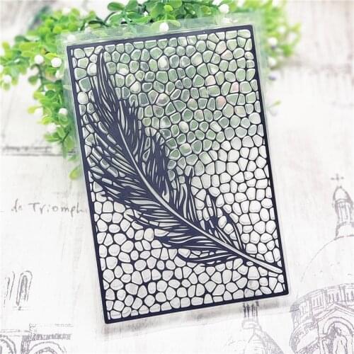 11*16CM Hot sale feather Clear Stamps / Silicone Seals Roller Stamp for DIY scrapbooking photo album/Card Making